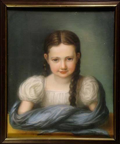 Pastell, Louise Giech 1820